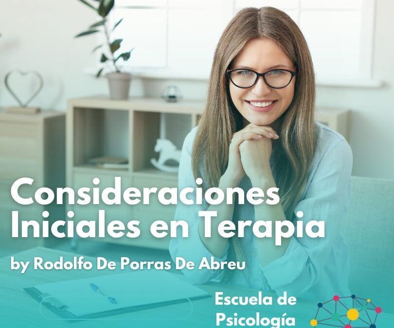 Consideraciones Iniciales en Terapia